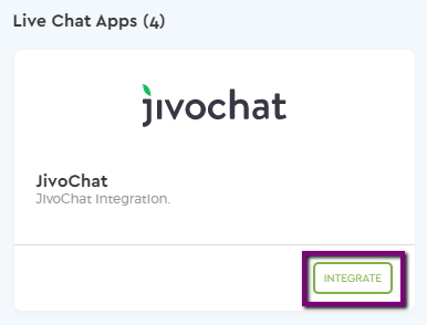 jivo chat integration