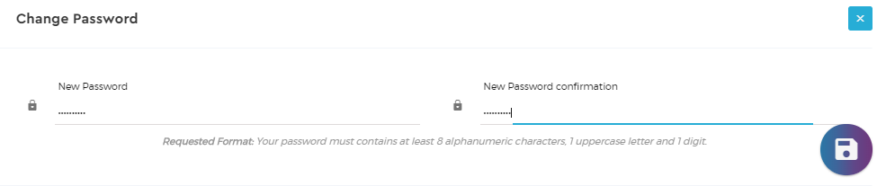 saphyte change password