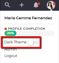 dark theme