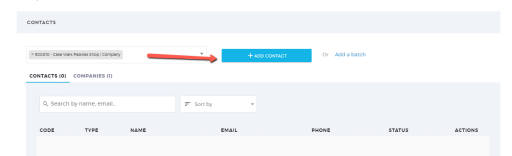 saphyte add contacts to subscription list